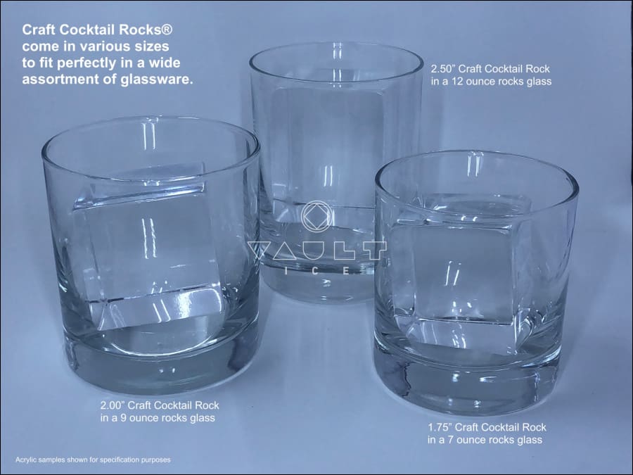 Craft Cocktail Rocks® 2.00 Cube Ice