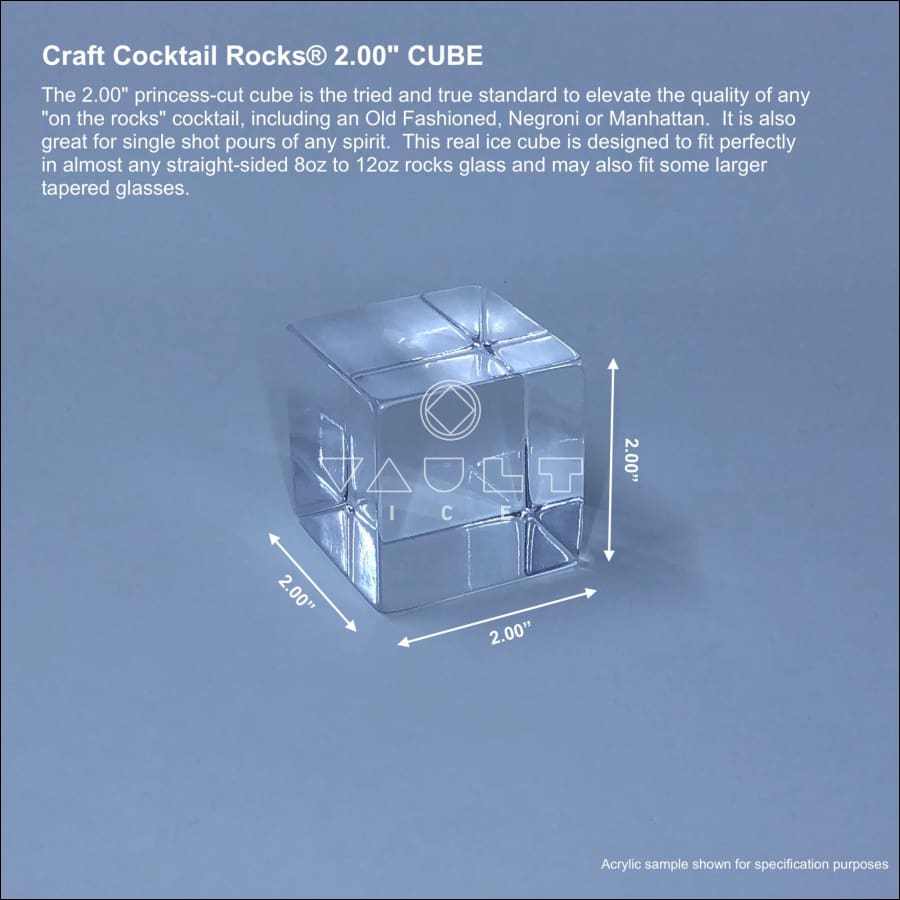 Craft Cocktail Rocks® 2.30 SPHERE – Vault Ice